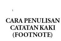 contoh catatan kaki