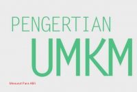 pengertian UMKM Menurut Para Ahli