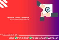 Cara Membuat Definisi Operasional dan Contohnya