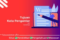 Tujuan Kata Pengantar dan Contohnya